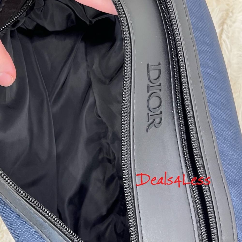 Dior Pouch Toiletry Case Cosmetic Bag Travel Holdall NEW - Picture 3 of 10